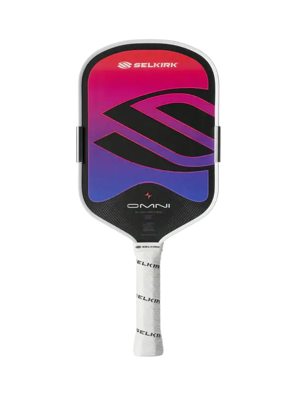 Selkirk OMNI Pickleball Paddle (Elongated) with vibrant design for strategic gameplay.
