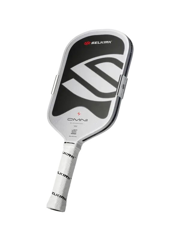 Selkirk OMNI Pickleball Paddle (Elongated) showcasing sleek design and grip, perfect for competitive play.
