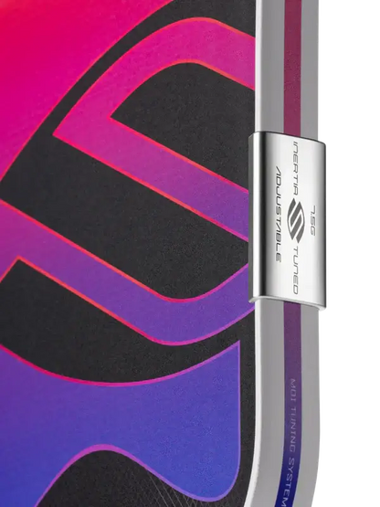 Close-up of the Selkirk OMNI Pickleball Paddle (Elongated) featuring the adjustable weight system.