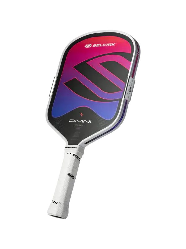 Selkirk OMNI Pickleball Paddle (Wide Body) with vibrant colors and modern design for versatile gameplay.