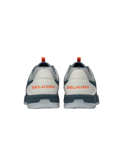 Selkirk Sport Legacy Pro Men's Pickleball Shoe with InfiniGrip back view showcasing retro-inspired design.