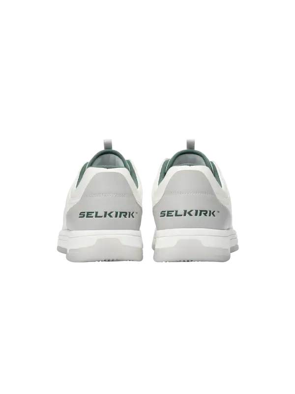 Back view of Selkirk Sport Legacy Pro Men's Pickleball Shoe with InfiniGrip, showcasing retro-inspired design.