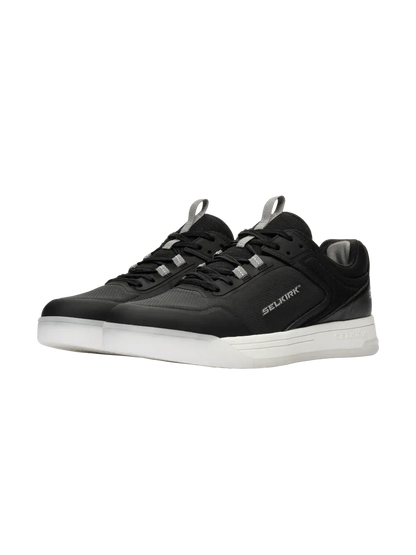 Selkirk Sport Legacy Pro Men's Pickleball Shoe with InfiniGrip in black with sleek design and performance features.