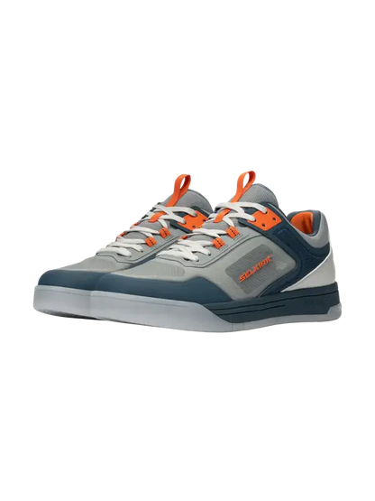 Selkirk Sport Legacy Pro Men's Pickleball Shoe with InfiniGrip in blue and orange color design.