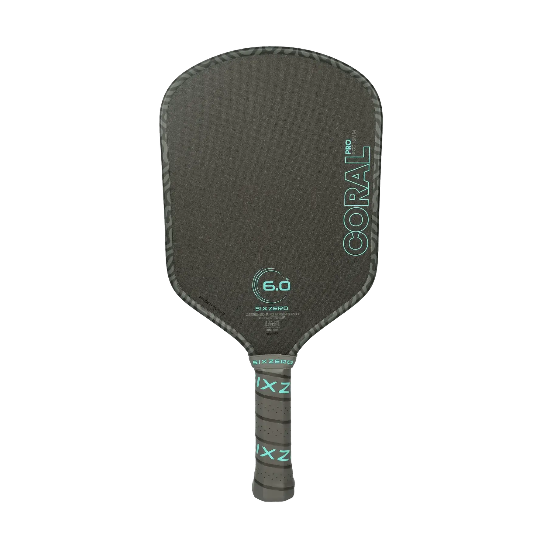Six Zero Coral Pro 16mm paddle showcasing the advanced design and durable materials for enhanced performance.