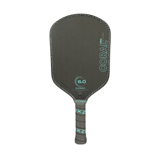 Six Zero Coral Pro 16mm paddle showcasing its sleek design and advanced features for optimal performance.