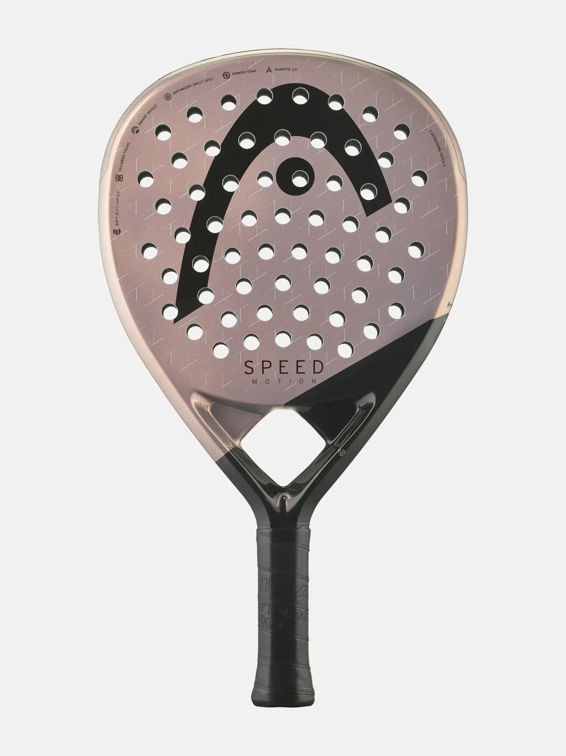 HEAD Speed Motion Padel Racquet showcasing its lightweight design and innovative technology for advanced players.