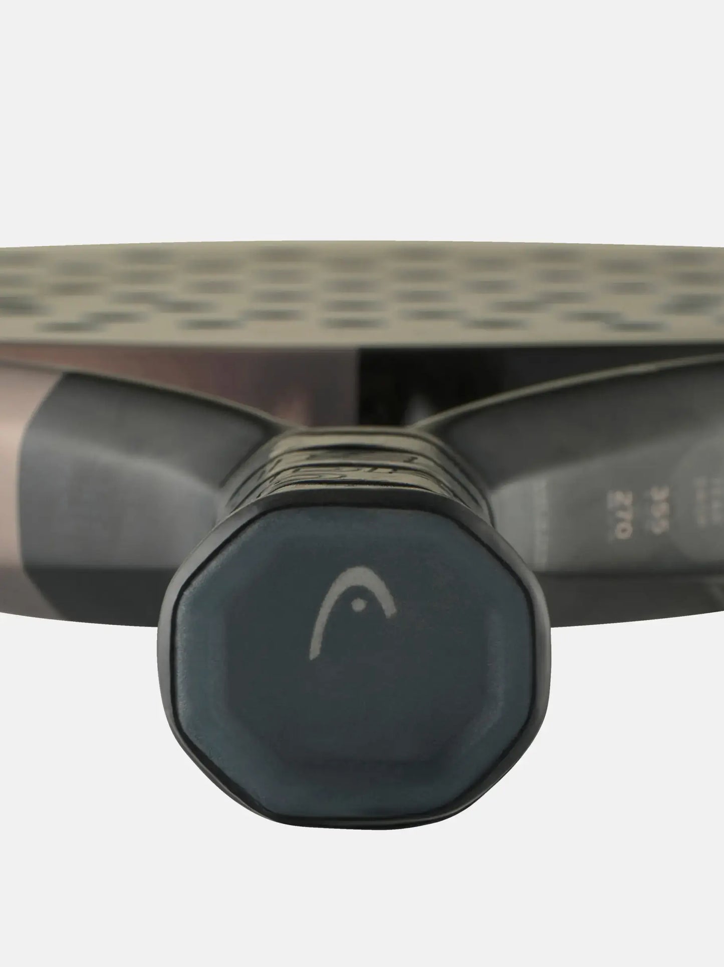 HEAD Speed Motion Padel Racquet showing the grip and face design, highlighting lightweight technology and advanced performance.