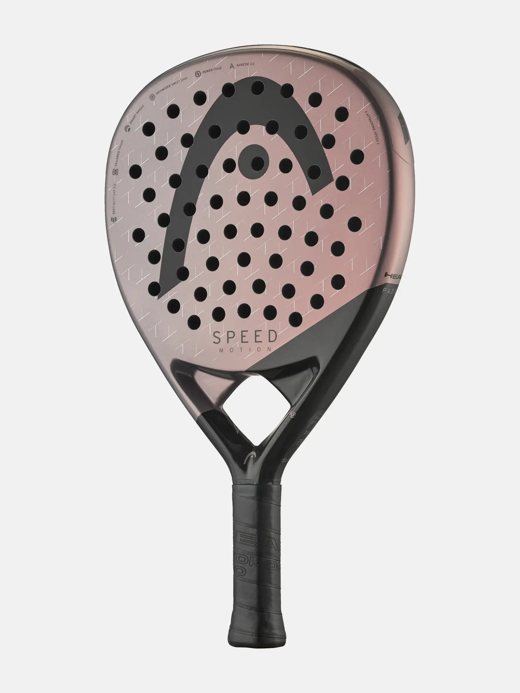 HEAD Speed Motion Padel Racquet featuring Auxetic 2.0 technology for advanced players.