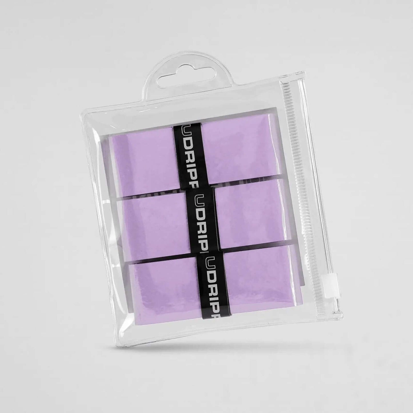 Udrippin Lavender Purple - Comfort Tour pack of grips in clear packaging, showcasing high-quality tack for better grip.