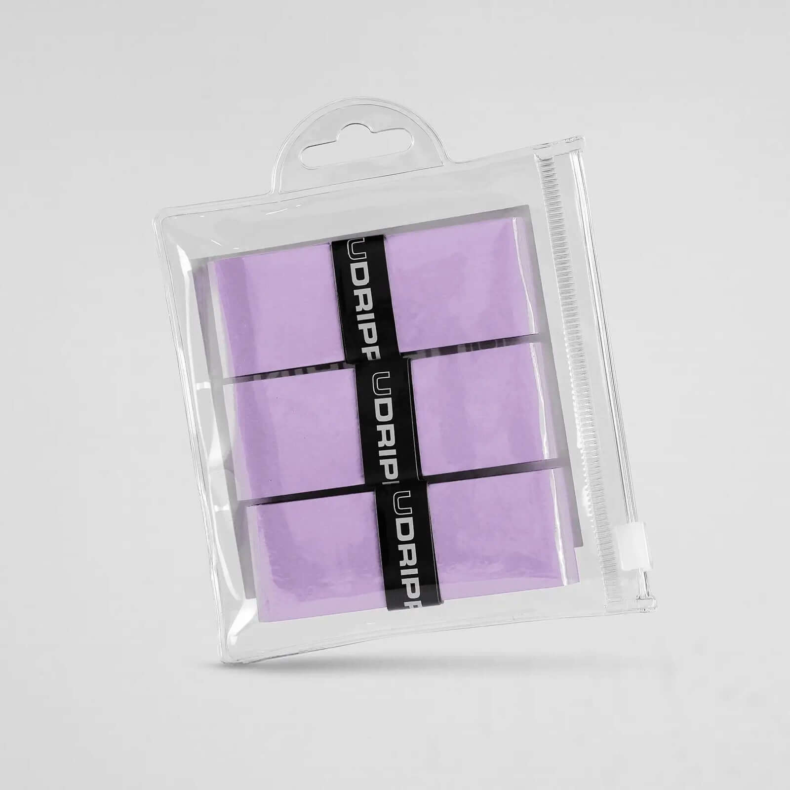 Udrippin Lavender Purple - Comfort Tour pack of grips in clear packaging, showcasing high-quality tack for better grip.