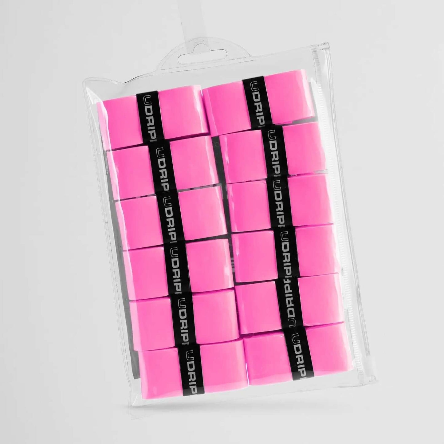 Udrippin Neon Pink - Comfort Tour grip pack, featuring 3 or 12 high-quality sweat-absorbent grips.