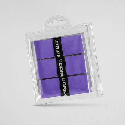 Udrippin Purple Magic - Pro Tour pack of 6 high quality grips for optimal tackiness and sweat absorption.