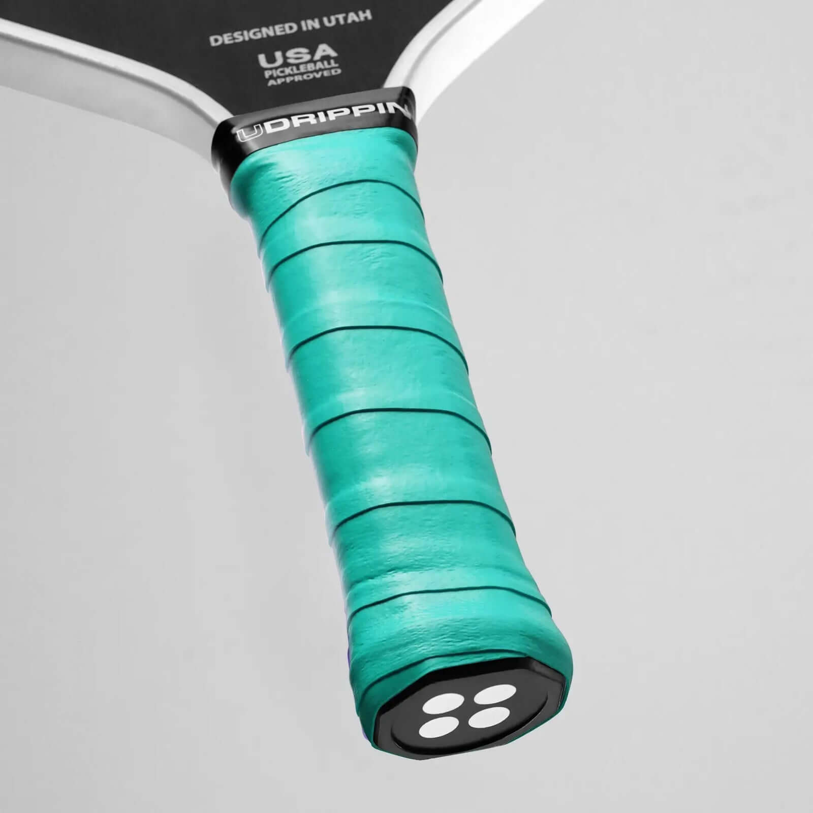 Udrippin Turquoise - Pro Tour paddle grip showcasing extra tackiness and sweat absorption in vibrant turquoise color.