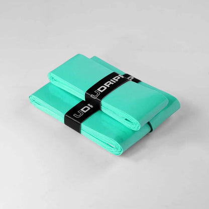 Udrippin Turquoise - Pro Tour grips in a pack, designed for superior tackiness and sweat absorption.