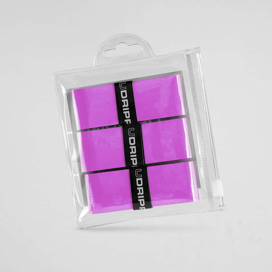 Udrippin Poison Purple - Comfort Tour grips pack featuring high quality tack for lasting grip in all weather.