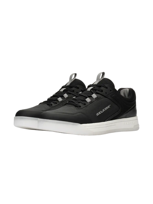 Selkirk Sport Legacy Pro Men's Pickleball Shoe with InfiniGrip in black with sleek design and performance features.
